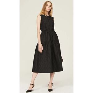 Jason Wu Quilted  cotton plain weave Dress in Black
